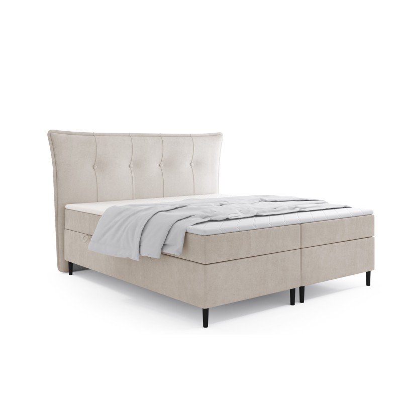 Boxspringbett ZOYA 120/140/160/180/200x200 mit Bettkasten, H3/H4 Matratze & Topper – 5-Sterne-Hotelkomfort für Zuhause